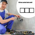 thumbnail image 5 of Stencil Tool for Socket Plug, Socket Stencil Opener, Base Floor Box Shape with Leveling Bubble, 5 of 5