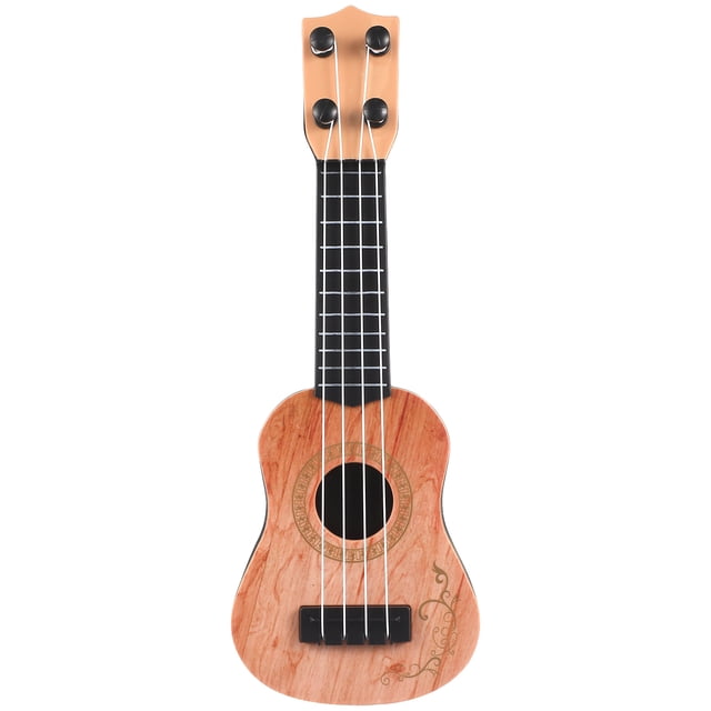 OULII Mini Guitares pour Tout-Petits Brun Clair Apprentissage Musical Lot de 1