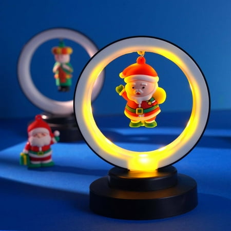 

DWSHUM Christmas Decoration LED Lights Christmas Gifts Night Lights Market Decorations Lights Indoor Moonlit Decorations Flash Deals Winter Savings