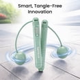 thumbnail image 5 of Smart Jump Rope with AI Powered Fitness Tracking,  Lifetime Fitness App Access, Adjustable for Men, Women, Cardio Workout, Weight Loss, Home Gym Exercise Equipment, Cordless Skipping Balls Included, 5 of 11