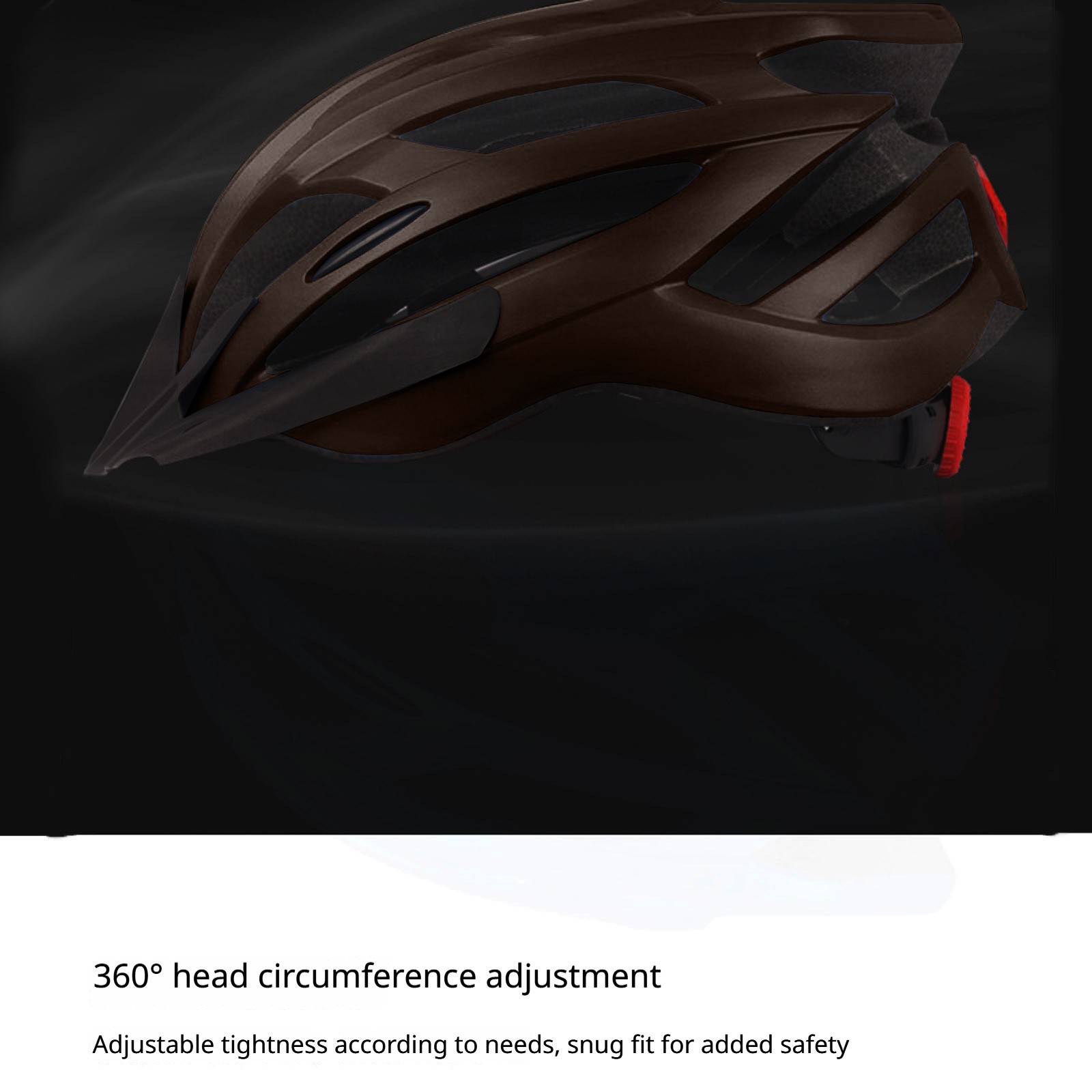 Road Bike Helmet Mountain Bike Helmet Adult Bike Helmet One-Piece Durable Helmet for Street Riding Silver 1 Pack