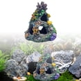 thumbnail image 3 of JJKBVCLO Décoration Aquarium Fond Simulation Corail Décoration Imitation Pierre Résine Rocaille, 3 of 7