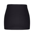 thumbnail image 4 of Mgmyaa Womens Mini Skirts Solid Color Low Waisted Summer Elastic Waist Short Skirt, 4 of 6