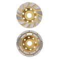 thumbnail image 3 of Roue de Meulage4.5in Meule Sertie Diamant Coupe Disque de Meulage Double Rangée de Meule Durabilité Améliorée, 3 of 5