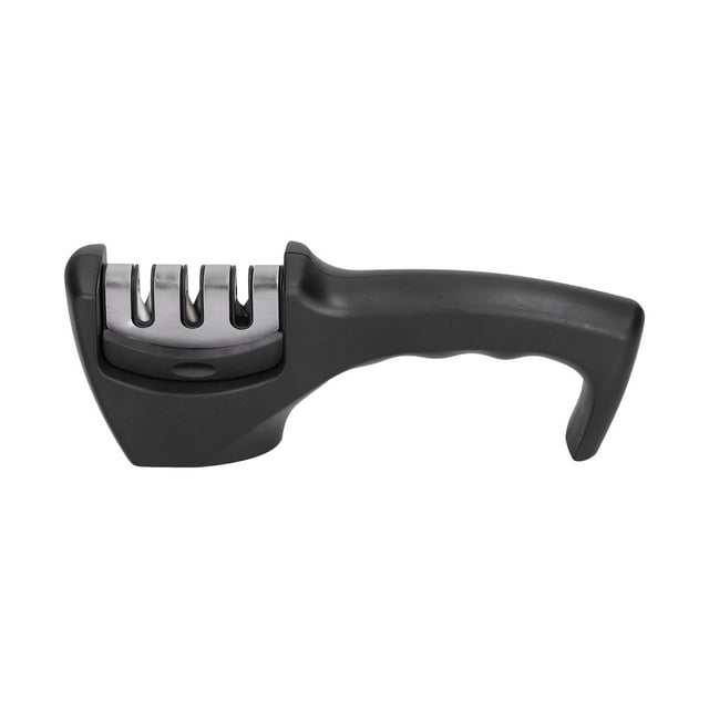 Afilador de cuchillos portátil de 3 etapas, manual, herramienta de afilado de cuchillos de mano, accesorios de cocina