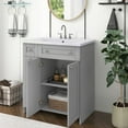 thumbnail image 2 of 30" Bathroom vanity with Single Sink in grey,Combo Cabinet Undermount Sink,Bathroom Storage Cabinet, 2 of 9