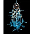 thumbnail image 1 of Lámpara enrollable-atrapasueños con luz nocturna LED, atrapasueños hecho a mano con plumas, colgante de pared, decoración del hogar, lámpara de noche, regalo para niños, dormitorio (azul), 1 of 5