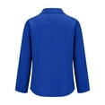 thumbnail image 5 of ZJXFGS Office Coats For Women Oversized Jacket Womens Business Casual Clothing Sweaters For Women Lapel Jacket For Women Classy Outfits For Women Womens Jacket Interview Outfits For Women Blue 3XL, 5 of 8