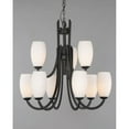 thumbnail image 2 of 21657SWTXB Maxim Lighting Taylor-Nine Light 2-Tier Chandelier-31.5 Inches wide by 30 inches high-Textured Black Finish    -Traditional Installation, 2 of 4