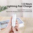 thumbnail image 2 of Folding  Mini Electric Fan USB Charging Fan Cooling Handheld Fan 3 Speed Powerful Outdoor Travel Portable Small Fan Power Bank, 2 of 7