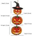 Cheap Decorations Outdoor Yard Decoration Hanging Wooden Craft Pumpkin