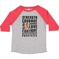 thumbnail image 3 of Inktastic Multiple Sclerosis Awareness Strength Courage and Support Boys or Girls Toddler T-Shirt, 3 of 5