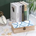 thumbnail image 4 of 7.9×2.3 In Wooden Boxes Durable Easy To Use Dustproof Prevent Slippery Delicate And Cabinet LightSkyBlue Moroccan Trellis Hand-drawn Sketch_1, 4 of 8