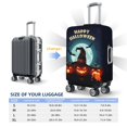 thumbnail image 2 of Luggage Cover Anti Scratch, Halloween Witch Hat Pumpkin Elastic Suitcase Protector Suitcase Covers for Luggage Fits 18-32 Inch Luggage, 2 of 6