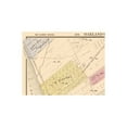 thumbnail image 4 of Historic City Map - Oakland California Thirteenth Ward - Thompson 1878 - Vintage Wall Art, 4 of 4