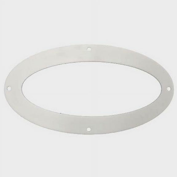 Aqua Signal Boat Horn Gasket | 7 3/8 x 4 Inch White Flexible Rubber