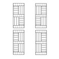 thumbnail image 6 of Coast Sequoia Inc Coast Sequoia 42in x 84in S Series Pine Wood Sliding Barn Door Without Hardware Unfinished, 6 of 6
