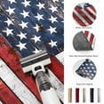 thumbnail image 5 of Round Area Rugs 3.3Ft, Vintage American Flag Non-Slip Washable Circle Rugs Carpet, Country Wooden USA Flag Indoor Outdoor Rug Floor Mats Throw Runner for Bedroom Living Room Bathroom, 5 of 8
