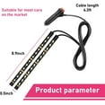 thumbnail image 2 of PIOE-Car LED Strip Light, 24 LEDs RGB Neon Interior Atmosphere Lights, 12V Under Dash Ambient Night Light, Cigarette Lighter Auto Interior Decorative Lamp, Car Accessories (White), 2 of 4