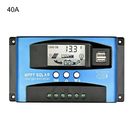 

CuiYou 40/50/60/100A 12/24V Mppt Dual USB Solar Battery Charge Regulator Controller