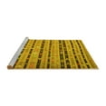 thumbnail image 2 of Ahgly Company Machine Washable Indoor Square Southwestern Yellow Country Area Rugs, 8' Square, 2 of 4