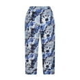 thumbnail image 4 of Birdeem Pantalon Grand Décontracté en Coton et Lin Imprimé pour Femme, 4 of 4