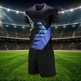 thumbnail image 2 of 2026 Boys 2 Piece Athletic Soccer Jersey Sport Team Soccer Uniforms with Shorts Football Black L, 2 of 9
