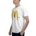 thumbnail image 5 of Mcdonald'S Logo Men'S Basic Short Sleeve T-Shirt Fashionable White Small, 5 of 8