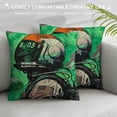 thumbnail image 3 of Orinice Cyberpunk Art Graphic Decorative Cushion Throw Pillow Cover for Home Couch 12x12in, 3 of 5