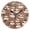 Black, variant on Cute Sloth Face Pattern Wall Clock 10in Round Artistic Oil Painting Home Decor Desk Table Clock