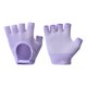 thumbnail image 4 of Guantes antideslizantes de algodón para entrenamiento, medio dedo, guantes deportivos de gimnasio para mujer. Púrpura, 4 of 8