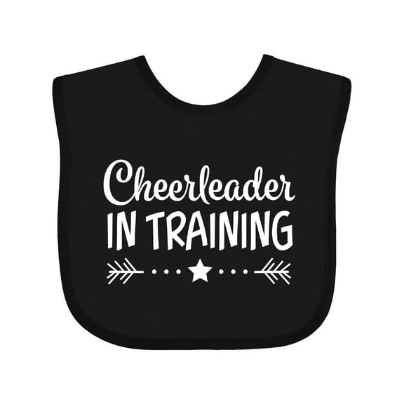 Inktastic Cheerleader in Training Boys or Girls Baby Bib