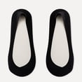 thumbnail image 2 of Ankle Socks - Womens Comfortable Breathable Macaron Coloured Boat Socks, Socks for Women,Color: Black Size: One Size, 2 of 4