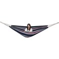 thumbnail image 4 of Gilbin Cotton Double Hammock Portable 2 Person Durable Extra Large Canvas Hammock, Canvas Double Brazilian Hammock, Perfect for Camping, Outdoors Gear, Backpack, Hiking, Hunting, Backyard, 4 of 6
