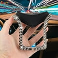 thumbnail image 4 of Spencer Universal Car Phone Holder with Bing Crystal Rhinestone Car Air Vent Mount Clip Cell Phone Holder for iPhone Samsung Phone Holder (Black), 4 of 8