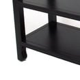 thumbnail image 3 of Benjara Wooden Console Table with 3 Drawers and 2 Shelves, Black, 3 of 5