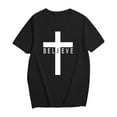 thumbnail image 5 of YDLCAFD Men's Short Sleeve Crewneck Graphic Tee Print Shirts Workout Shirts, 5 of 5