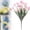 B, variant on Spring Flowers Artificial, Fake Flowers, 1 Bundle Artificial Flower Bundles Plastic Cemetery Memorial Bouquet for Grave Decorations, Home Table Centerpieces Decorations White