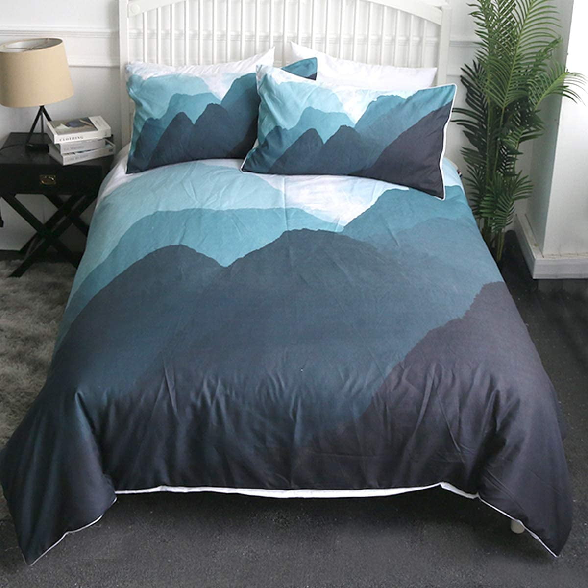 Details about   Full or Queen Size Comforter Set 4pc Sham Pillow Machine Washable Pop Color Bed 