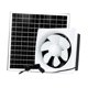 thumbnail image 2 of Kit de ventilador de panel solar para montaje en pared, ventilación, ahorro de energía, ventilación de refrigeración conveniente Ventilador solar de 10 pulgadas y 20 W, 2 of 9