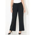 thumbnail image 2 of Catherines Women's Plus Size Petite Anywear Wide Leg Pant, 2 of 4