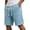 Light Blue, variant on Corduroy Shorts Men Summer Baggy Vacation Surf Casual Big and Tall Drawstring Shorts Gray,S