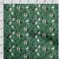 thumbnail image 3 of Soimoi Halloween Print, Poly Taffeta Fabric, Decor Sewing Fabric by The Yard 56 Inch Wide, Decorative Fabric for Outdoor Upholstery, Umbrellas and Home Accents, Green, 3 of 5