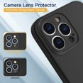 thumbnail image 3 of IBAOLEA Compatible with iPhone 13 Pro case, Silicone Durable Liquid Gel Rubber Cases, Integrated Camera Lens Protector Cover, Slim Thin Phone Cover for iPhone 13 Pro 6.1" 2021(Black), 3 of 6