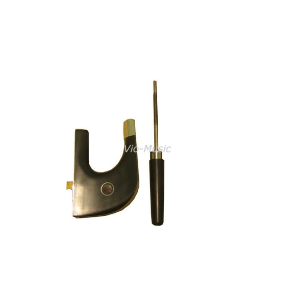 3/4 Bass Bow Ebony Frog, German Style