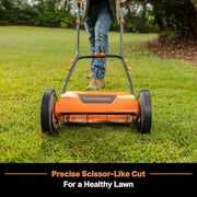 LawnMaster LMRM1401 Push Reel Lawn Mower 14-Inch 5-Blade