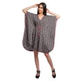 thumbnail image 2 of Moomaya Robe Courte de Caftan de Plage, Robe de Couverture Imprimée, Kaftan pour Femmes, Tenue de Plage, Couverture, 2 of 4