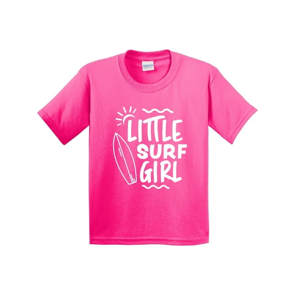 Inktastic Little Surf Girl with Surfboard Youth T-Shirt