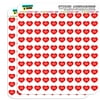 "I Love Heart - Sports Hobbies - Roller Skating - 1/2"" (0.5"") Scrapbooking Crafting Stickers"