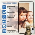 thumbnail image 2 of YAHHU 1080P HD Cat Camera Collar Wireless Small Sports Cam with 8GB Memory Card Built-in Battery White Webbing 3.94 inches / 10 cm, 2 of 9